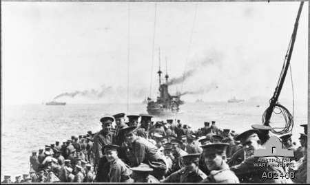 A02468 - 1st FCE HMS London ANZAC Cove