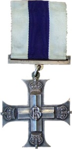 The Military Cross awarded for Conspicuous Gallantry in the face of the enemy.