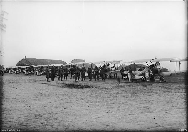 Sopwith Camels No 4 Squadron AFC -France 24 March 1918 - AWM-24-march-1918-awm