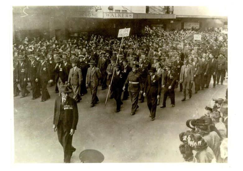 Anzac March - Courtesy Shoosmith Family Private Collection